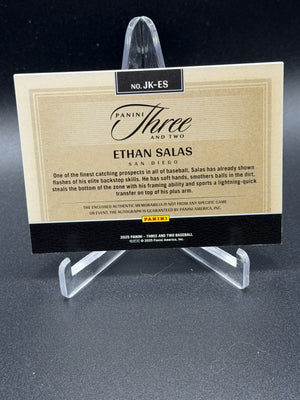 2025 Panini Three and Two #JK-ES Ethan Salas Jersey Autographs Full Count #/32