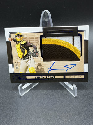 2025 Panini Three and Two #JK-ES Ethan Salas Jersey Autographs Full Count #/32