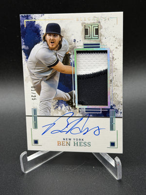 2025 Impeccable #EJA-BH Ben Hess Elegance Jersey Auto Holo Silver /25