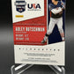 2019 Stars & Stripes USA Baseball Adley Rutschman Silhouettes Jersey Auto #/199
