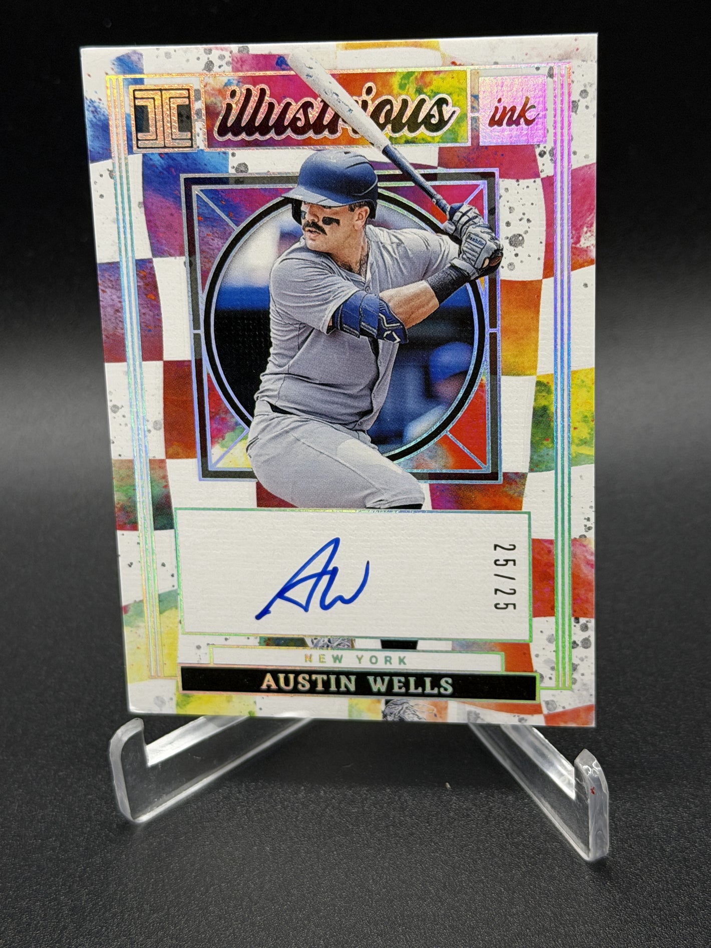 2025 Panini Impeccable - Illustrious Ink Holo Silver #ILI-AW Austin Wells #/25