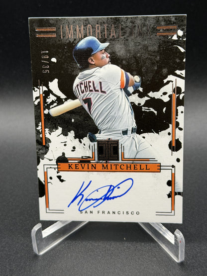 2025 Panini Impeccable #II-KM Kevin Mitchell Immortal Ink #/35