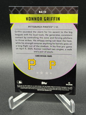 2025 Bowman Chrome #BA-12 Konnor Griffin Bowman Ascensions