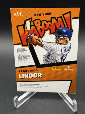 2022 Panini Absolute #K-FL Francisco Lindor Kaboom