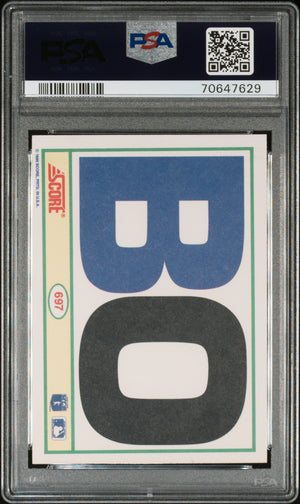 1990 Score #697 BO PSA 9