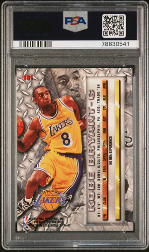 1996-97 Metal #181 Kobe Bryant PSA 8