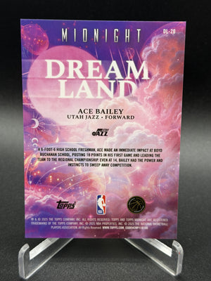 2025-26 Topps Midnight #DL-20 Ace Bailey Dreamland