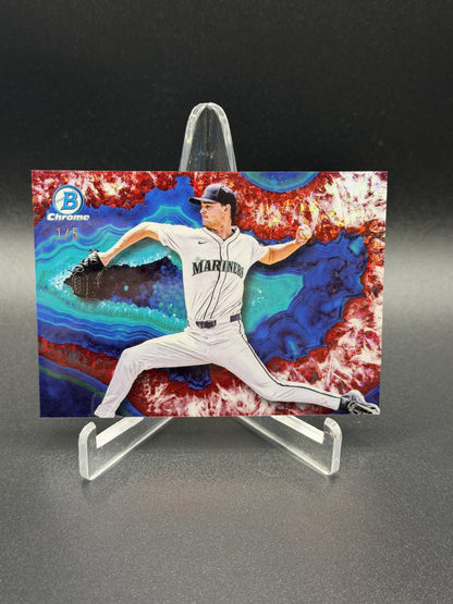 2025 Bowman Draft #C-12 Kade Anderson Crystallized Red Refractor #/5