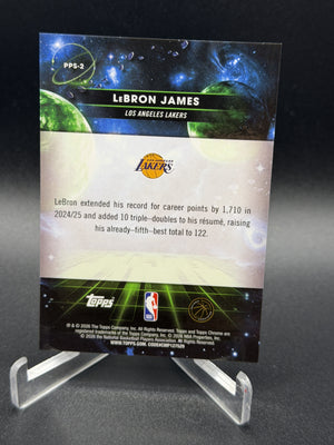 2025-26 Topps Chrome Cosmic #PPS-2 LeBron James Planetary Pursuit Sun