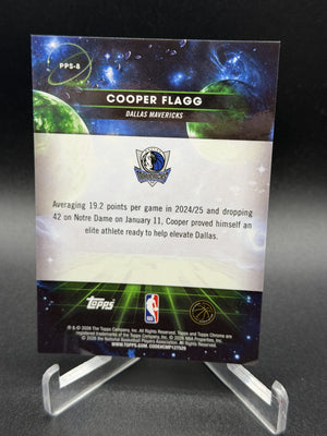 2025-26 Topps Chrome Cosmic #PPS-8 Cooper Flagg Rookie RC Planetary Pursuit Sun
