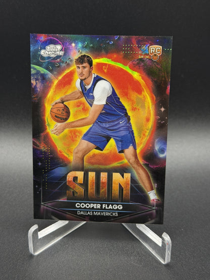 2025-26 Topps Chrome Cosmic #PPS-8 Cooper Flagg Rookie RC Planetary Pursuit Sun