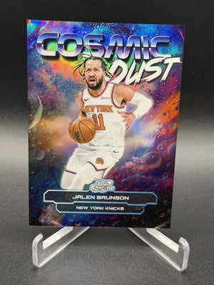2025-26 Topps Chrome Cosmic #CD-10 Jalen Brunson Cosmic Dust