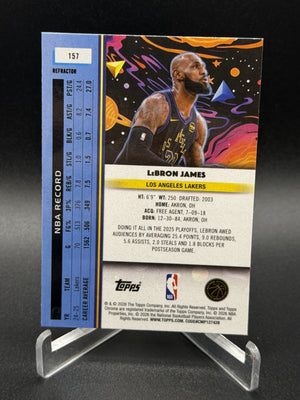 2025-26 Topps Chrome Cosmic #157 Lebron James Refractors