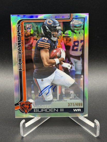 2025 Topps Chrome #RA-LB Luther Burden III Rookie Auto Refractor /499