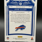 2025 Panini National Treasures #10 Josh Allen Purple #/75