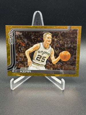 2025-26 Topps #267 Steve Kerr Crackleboard Gold #/50