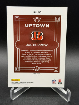 2025 Donruss Optic #12 Joe Burrow Uptown