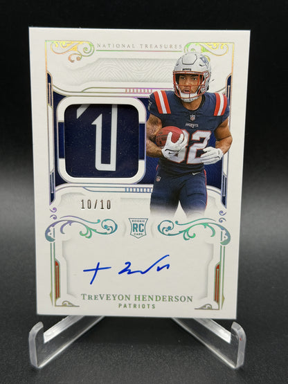 2025 Panini Flawless TreVeyon Henderson Rookie Gems Signatures Diamond /10