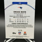 2025 Finest #142 Drake Maye Gold Geometric Refractor W/ Coating /25