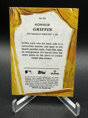 2025 Bowman's Best #SG-20 Konnor Griffin Strokes of Gold