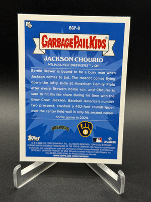 2024 Bowman Chrome #BGP-8 Jackpot Jackson Bowman Garbage Pail Kids