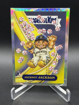 2024 Bowman Chrome #BGP-8 Jackpot Jackson Bowman Garbage Pail Kids