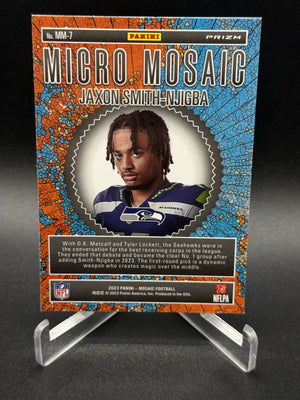2023 Panini Mosaic #MM-7 Jaxon Smith-Njigba Micro Mosaic