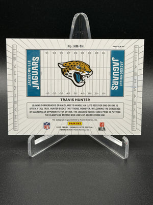 2025 Donruss Optic #HM-TH Travis Hunter Hash Marks
