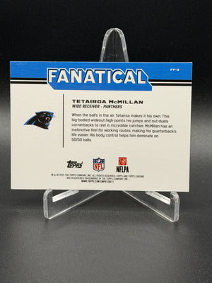 2025 Topps Chrome #FF-3 Tetairoa McMillan Fanatical