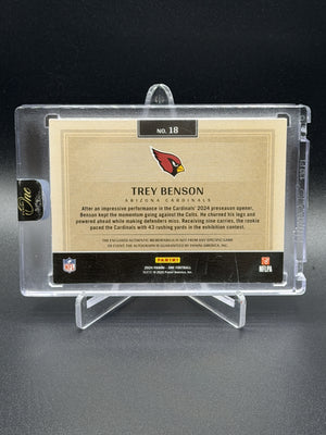 2024 Panini One #18 Trey Benson Patch Auto /199