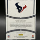 2023 Panini National Treasures #SIG-NCS Nico Collins Signatures Emerald #/5