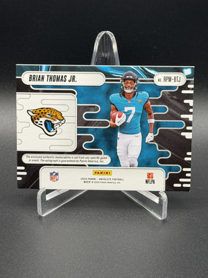 2024 Absolute #RPM-BTJ Brian Thomas Jr. Rookie Premiere Materials Auto /99