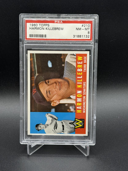 1960 Topps #210 Harmon Killebrew PSA 8