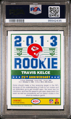 2013 Score #431 Travis Kelce PSA 10