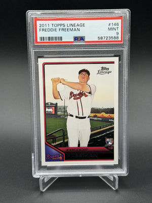 2011 Topps Lineage #146 Freddie Freeman Rookie RC PSA 9