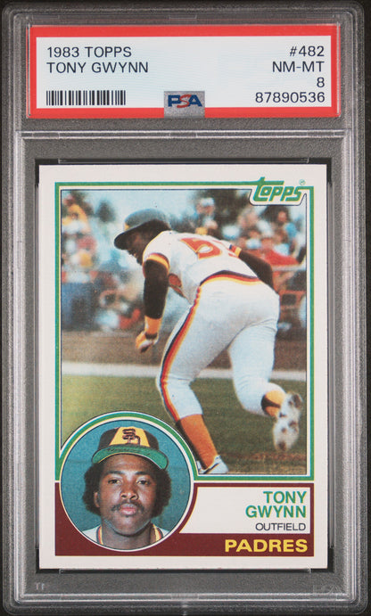 1983 Topps #482 Tony Gwynn PSA 8 (536)