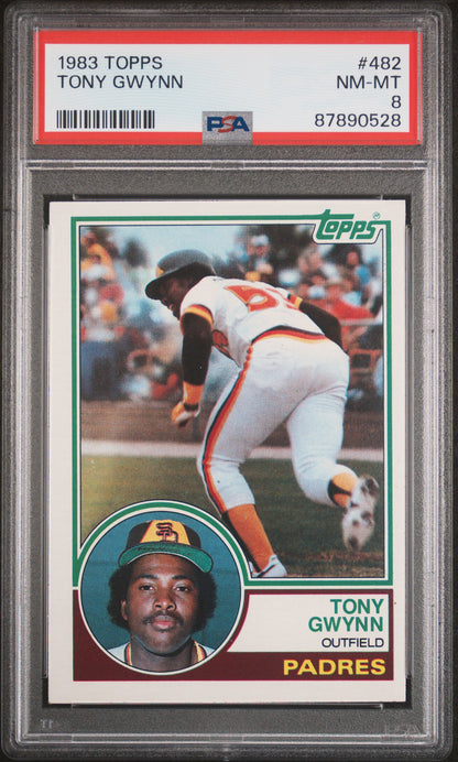 1983 Topps #482 Tony Gwynn PSA 8 (528)