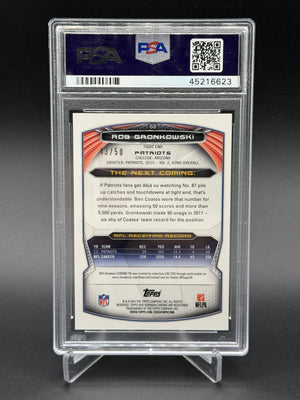 2014 Bowman Chrome #68 Rob Gronkowski Gold Refractor /50 PSA 10