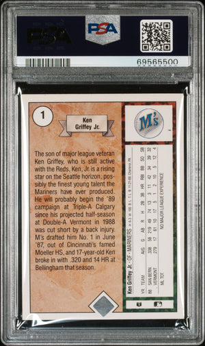 1989 Upper Deck #1 Ken Griffey Jr. Star Rookie PSA 6