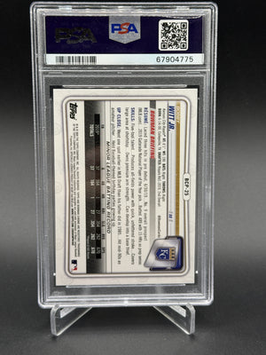 2020 Bowman Sapphire #BCP-25 Bobby Witt Jr. 1st PSA 9 (775)
