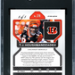 2021 Prizm #279 T.J. Houshmandzadeh Auto Green Shimmer 1/1 SGC 9.5