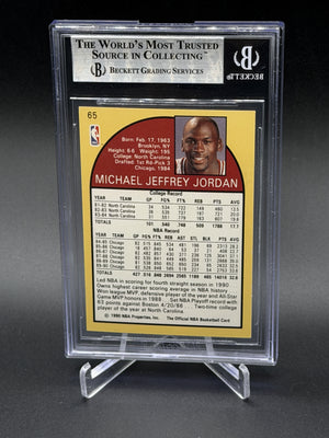 1990-91 Hoops #65 Michael Jordan BGS 9