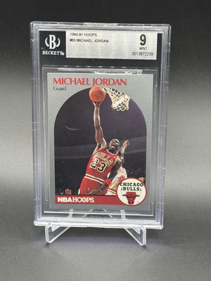 1990-91 Hoops #65 Michael Jordan BGS 9
