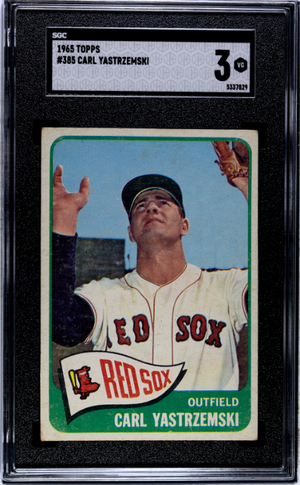 1965 Topps #385 Carl Yastrzemski SGC 3