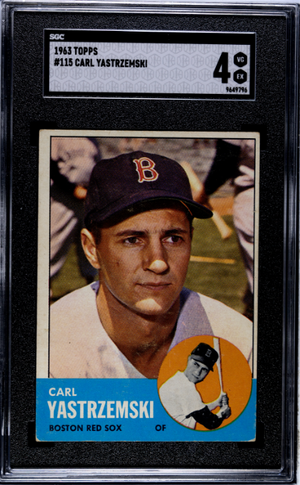 1963 Topps #115 Carl Yastrzemski SGC 4