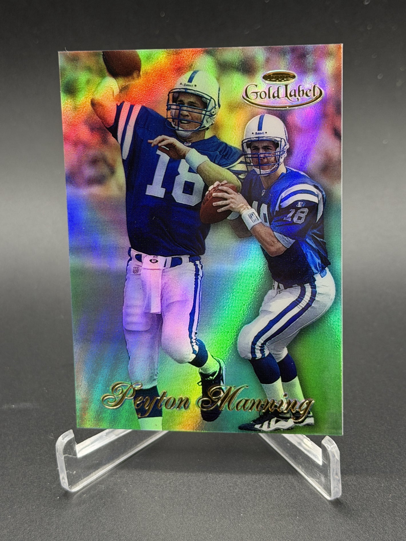 1998 Topps Gold Label #20 Peyton Manning Rookie Class 1