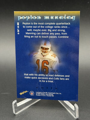 1998 SkyBox Thunder #6 SB Peyton Manning Rookie RC StarBurst