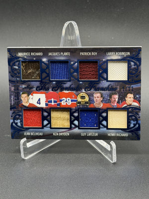 2020 Leaf In The Game Used Fantastic Franchise Guy Lafleur Patrick Roy Relic /12