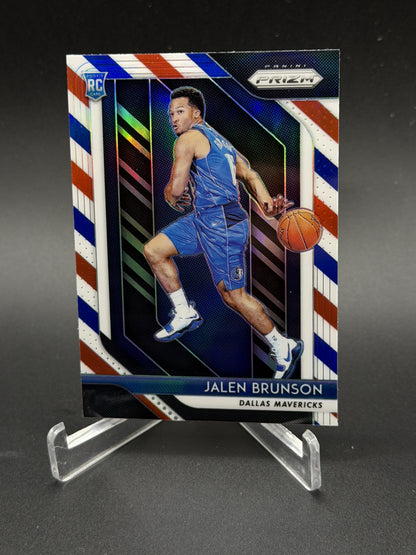 2018-19 Panini Prizm #250 Jalen Brunson Rookie RC Red White and Blue