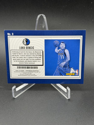 2018-19 Panini Contenders #3 Luka Doncic Rookie RC Lottery Ticket
